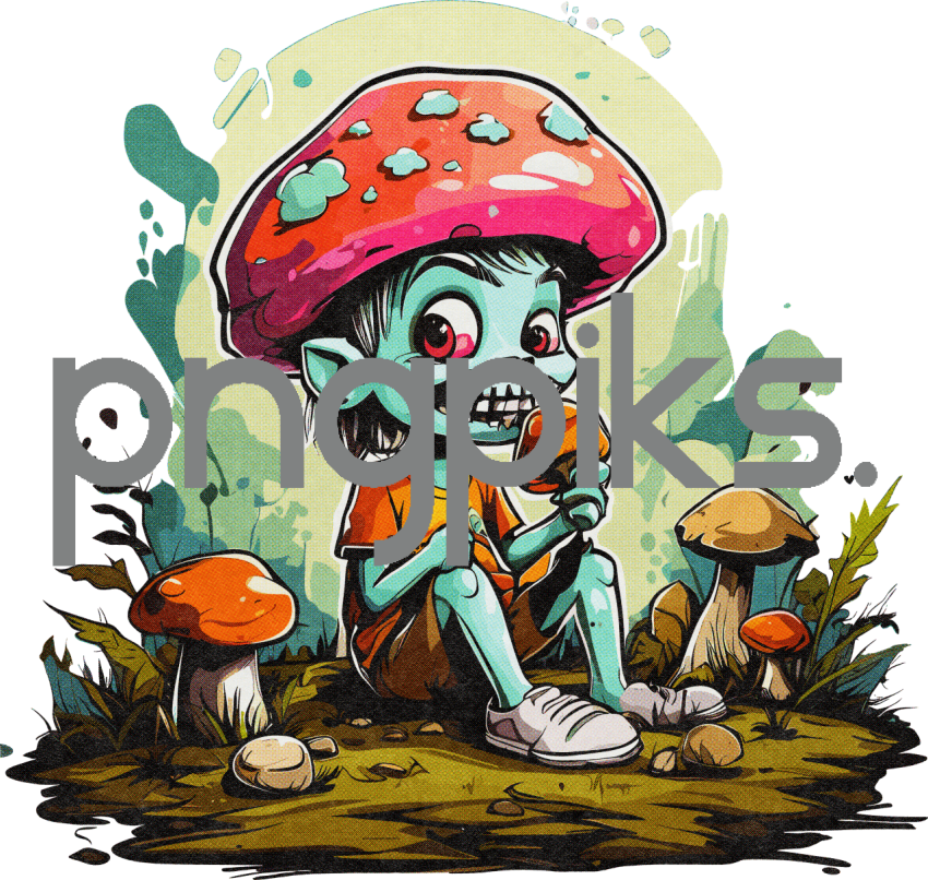 14614597 Sproutpocalypse Now! Adorable Zombie Fungi Tees That'll Tickle Your Funny Bone