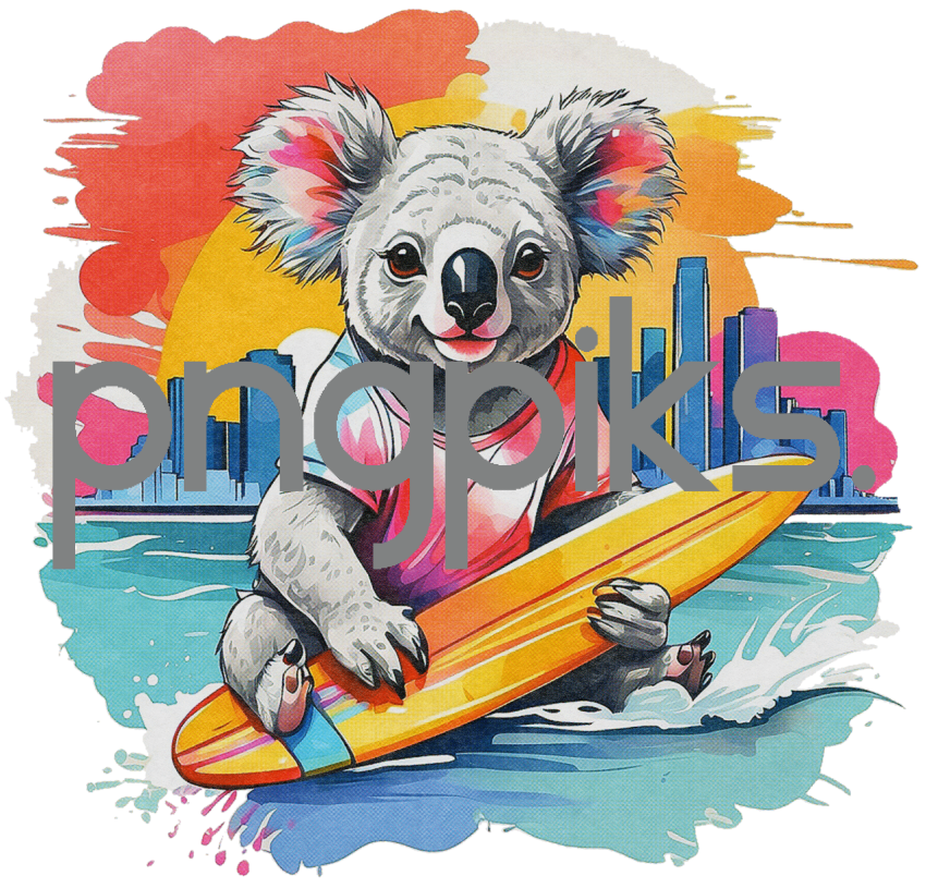 2274574 Anti design Panda bear surfing sunset watercolor design for tshirt