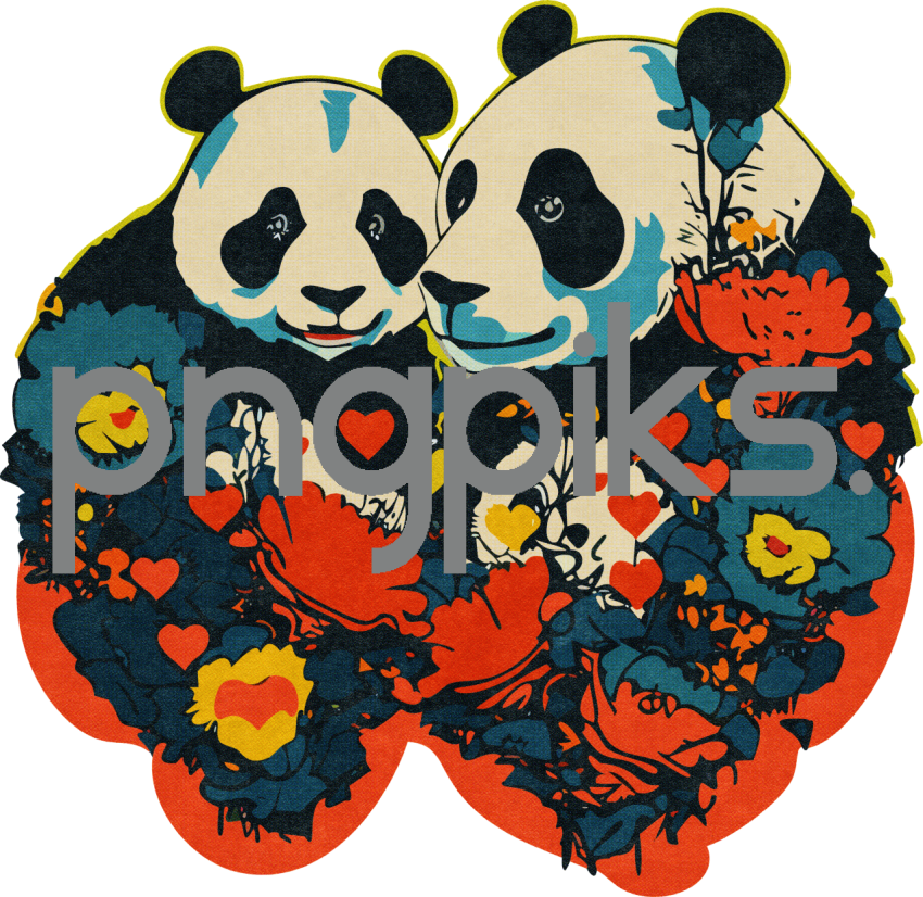 68528484 Panda Chic: Unleash Your Style with Anti-Design Valentine's Tee