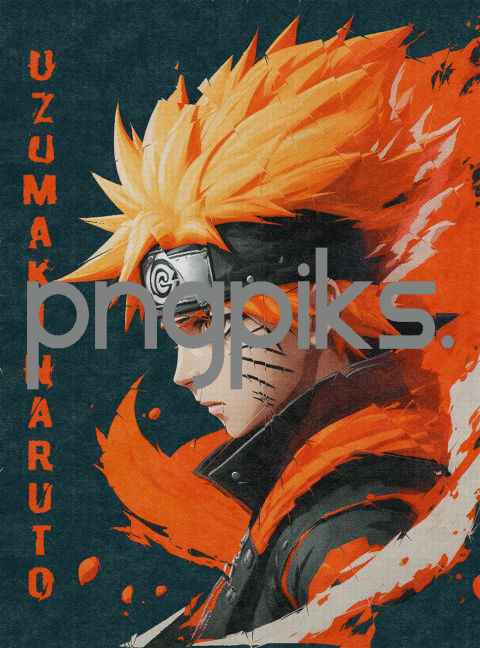 7441395 Uzumaki Naruto Shippuden Poster Design for T-Shirt