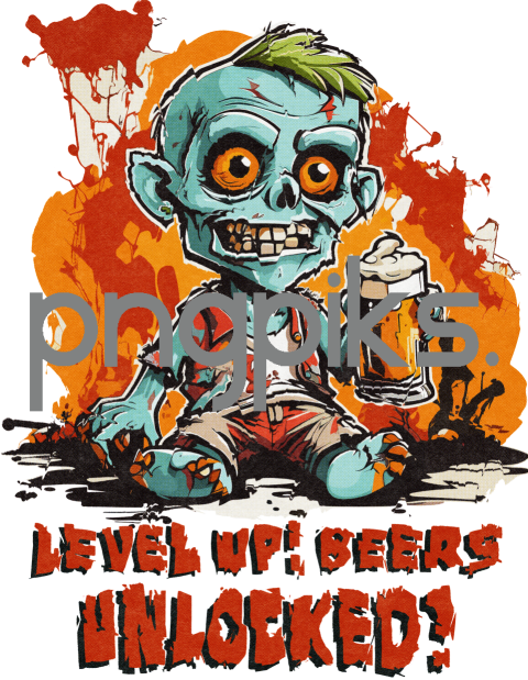 75395328 Anti Design Zombie Beer Lover Tshirt Design for Print on Demand